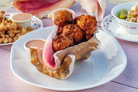 Conch Fritters Mix 4 LB Tub.