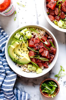 Tuna Poke AAA 1/2"x1/2" Cubes 1 lb Bag